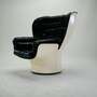 Elda Chair First Generation Leder Glasfaser Schwarz 0