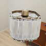 Vintage pendant lamp Metal Plastic White 1970s 5