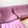 Togo Sofa 3-Teilig Ligne Roset Rosa 2