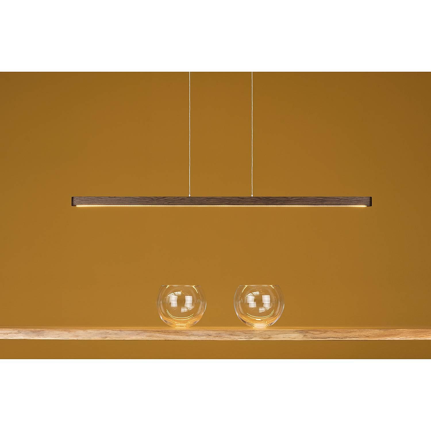 LED-Pendelleuchte Forestier III Kiefer Massiv Stahl 2