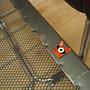 Vintage Bett Metallrahmen Naturleder Braun 1980er Jahre 10