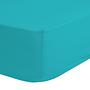 Jersey fitted sheet Henty cotton Aqua 140 x 200 cm 0