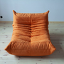 Togo Lounge Set 3-tlg. Textil Orange 7