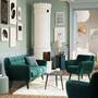 Anne Sofa 3-Sitzer Velour Lux Dark Green 2