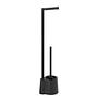 Toilet Brush Set Avola Polypropylene Stainless Steel Matt Black 1
