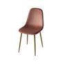 2x Polsterstuhl Samt Metall Rosa 5