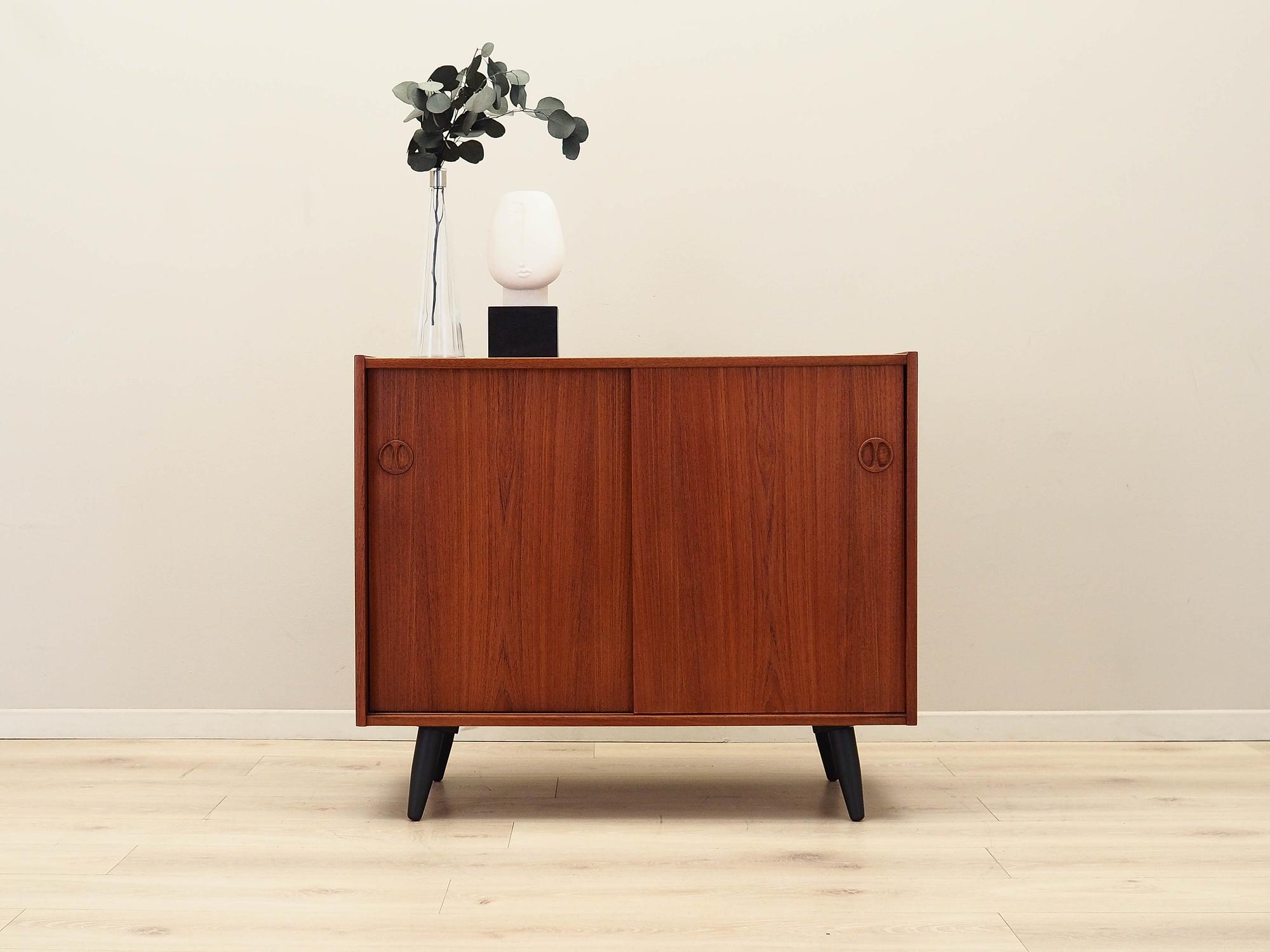 Teak wood cabinet 1970s 1