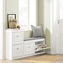 ESTHA 2 Shoe cabinet White 3