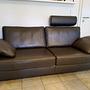 Sofa 2-Sitzer Leder Braun 0