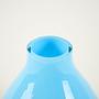 Light blue 1970s glass vase 5