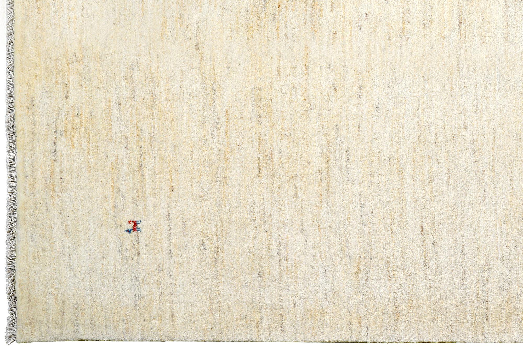 Rizbaf Gabbeh-Teppich Wolle Beige 1