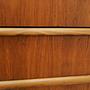 Vintage chest of drawers Teak wood Brown 1970s 10