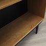 Vintage bookshelf, ash wood, brown, 1970s 10