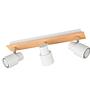 3-Light Pierre Ceiling Light Iron Solid Ash White 4