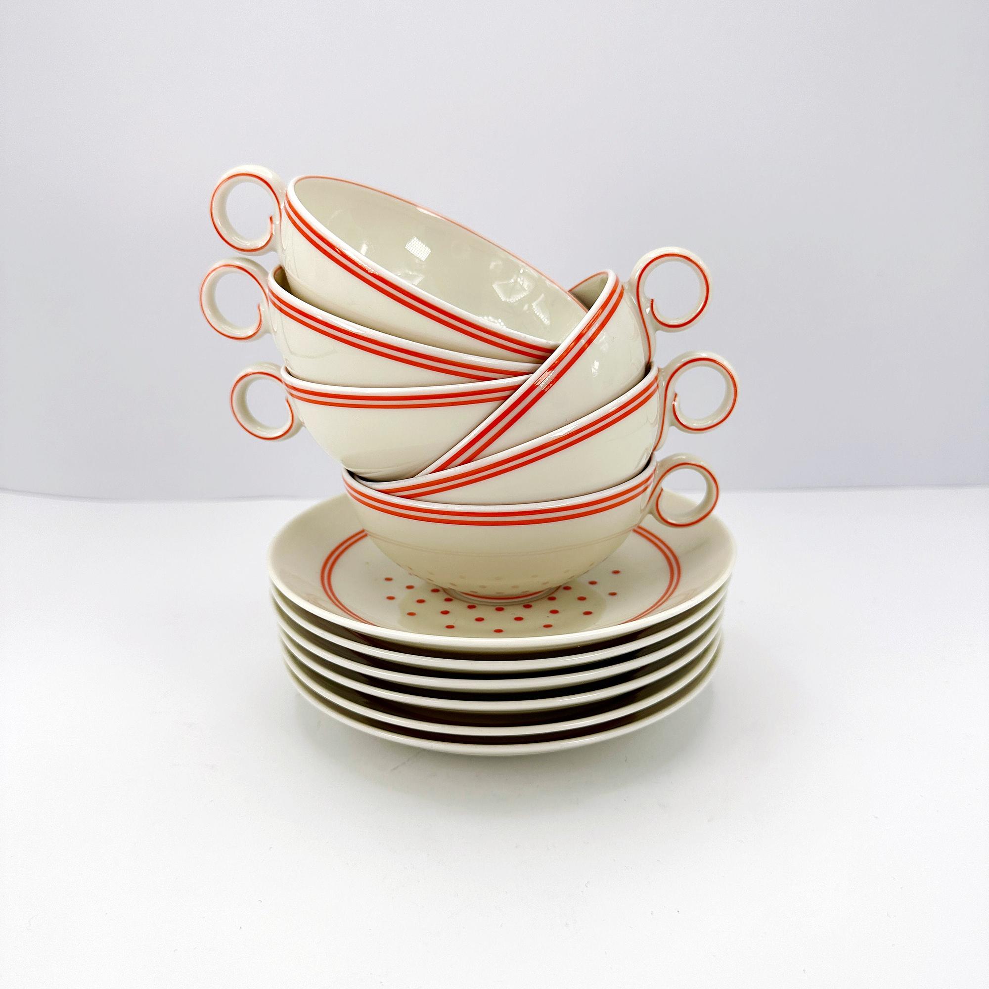 Art Deco Kaffee Set Porzellan 1930er Jahre 4