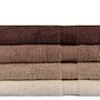 4x Rainbow Bath Towels Cotton Brown 1