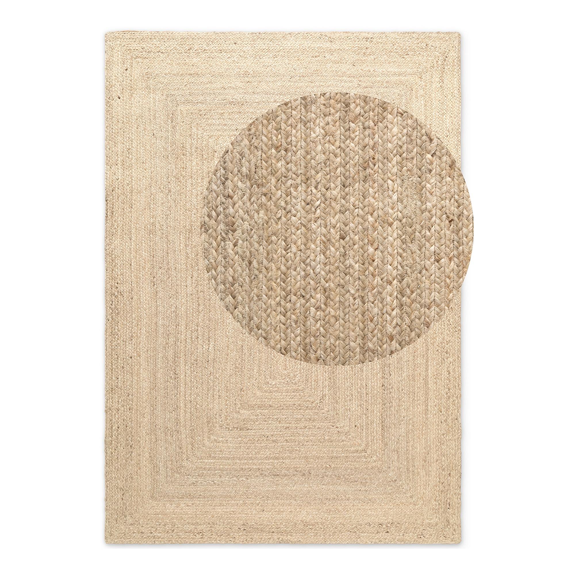 Sharmila Teppich Jute Beige 60 x 90 cm 3