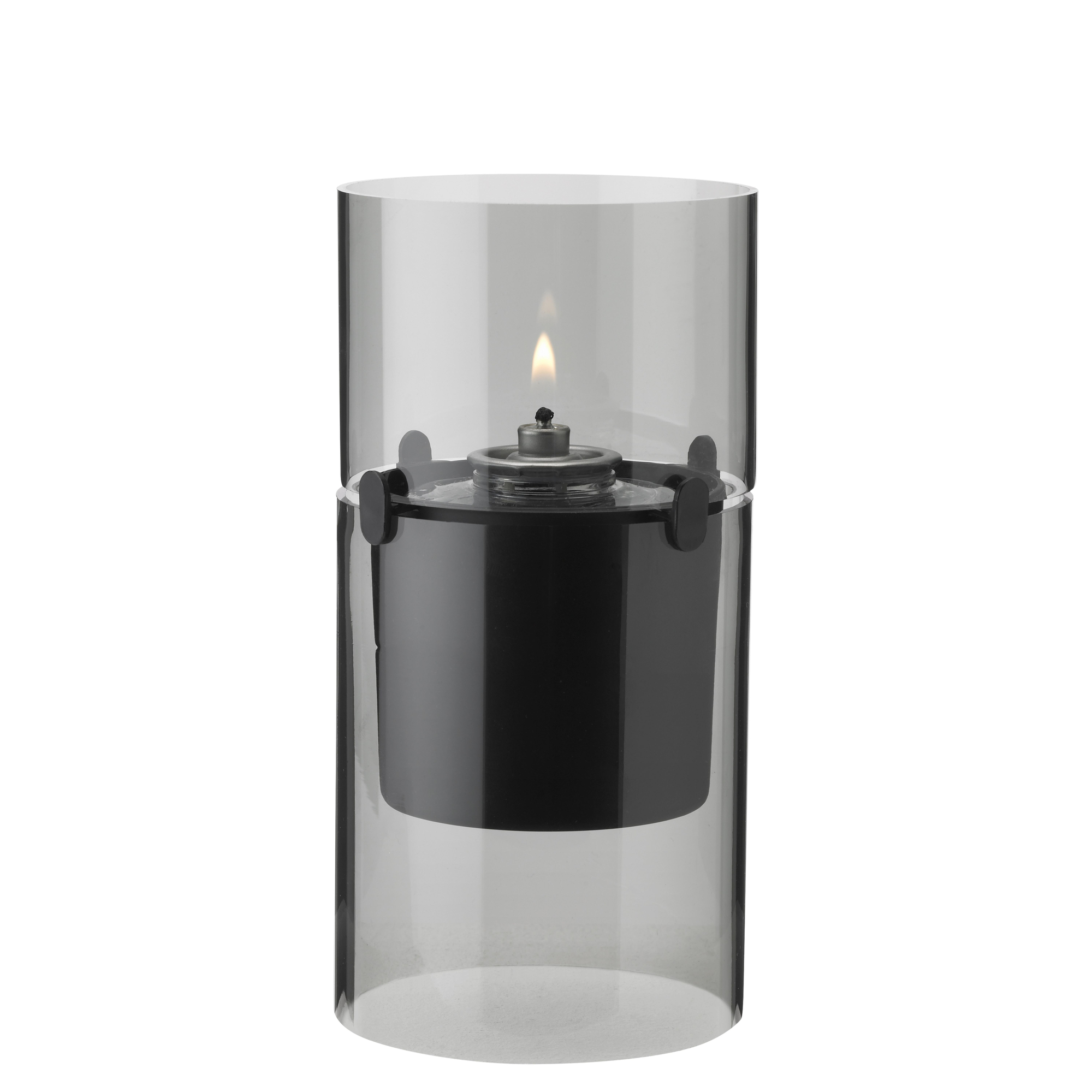Lucie Hurricane Windlicht Grau 0