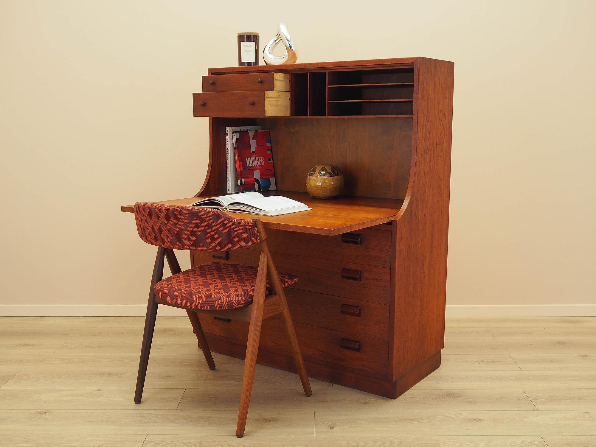 Teak secretary desk 4