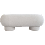 Big Foot Bench Off-White Bouclé 0