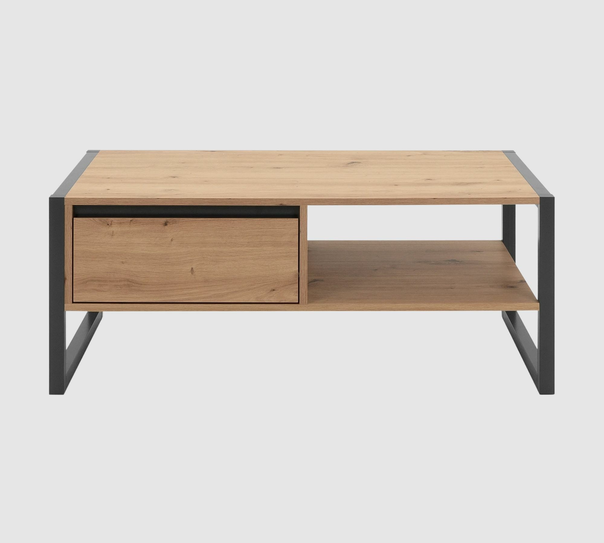 Couchtisch mit Schublade Eichendekor 0