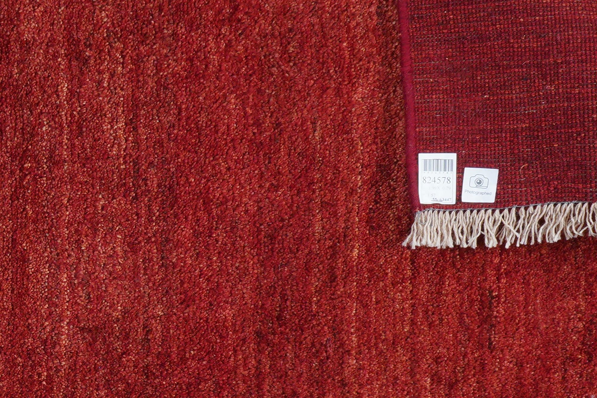 Tappeto Gabbeh lana rosso 4