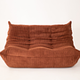 Togo 2-Sitzer Sofa Cord Umber 0