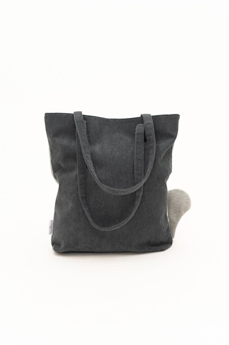 Elefant Tasche Baumwolle Grau 7