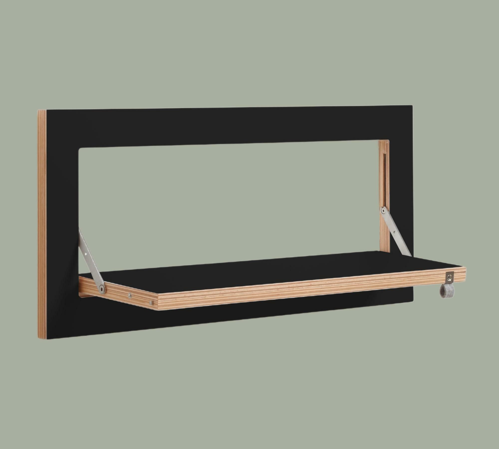Fläpps Regal Holz Schwarz 60 x 27 cm 3