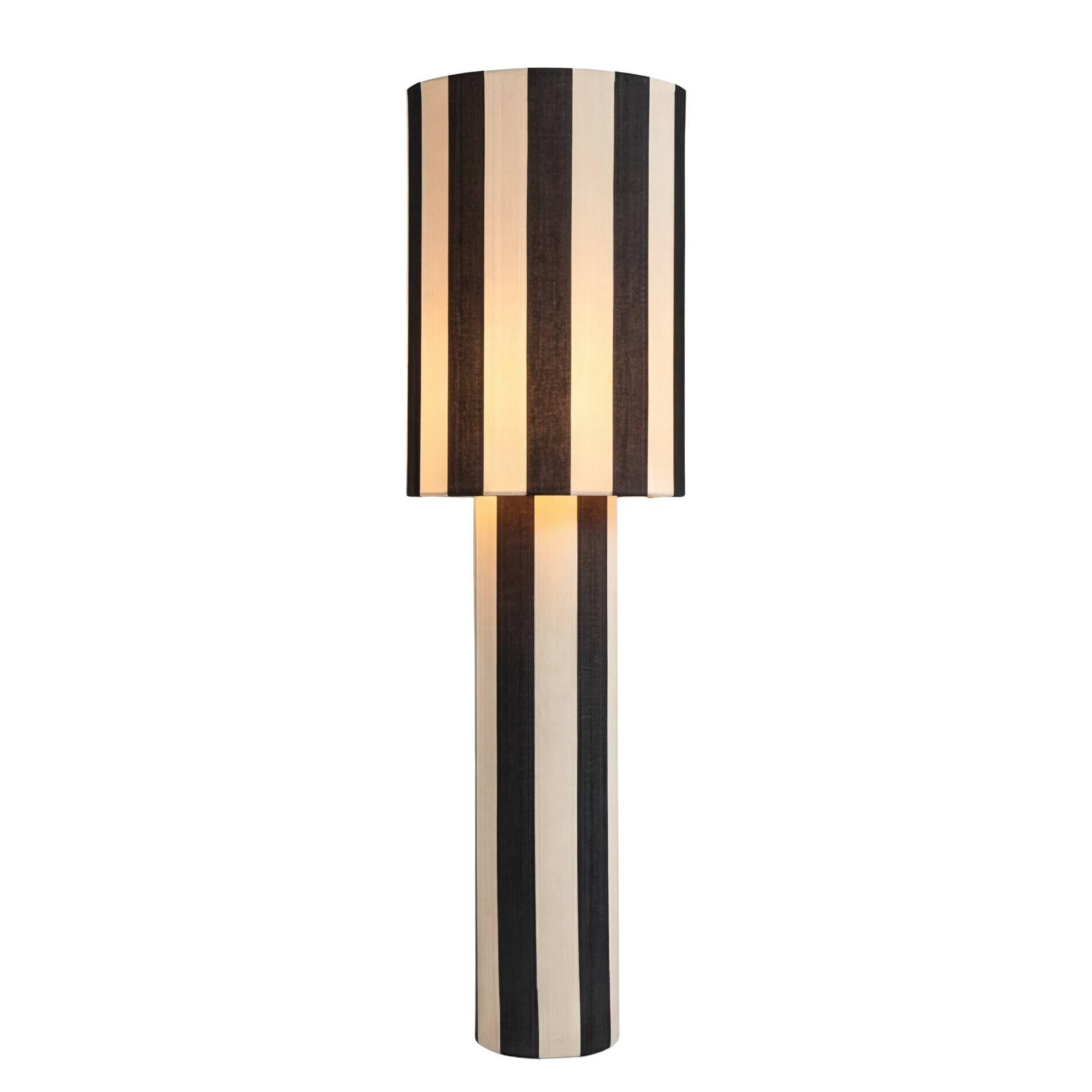 Floor lamp Nuvio 1-Light Iron Linen Black 4
