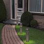 3x LED-Solar-Wegeleuchte Bobby Edelstahl Silber 2