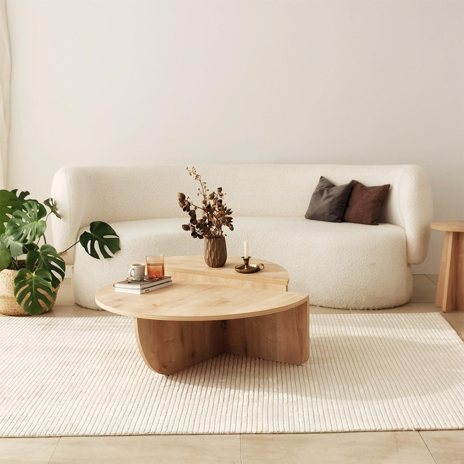 Podium Couchtisch Eichebraun 3
