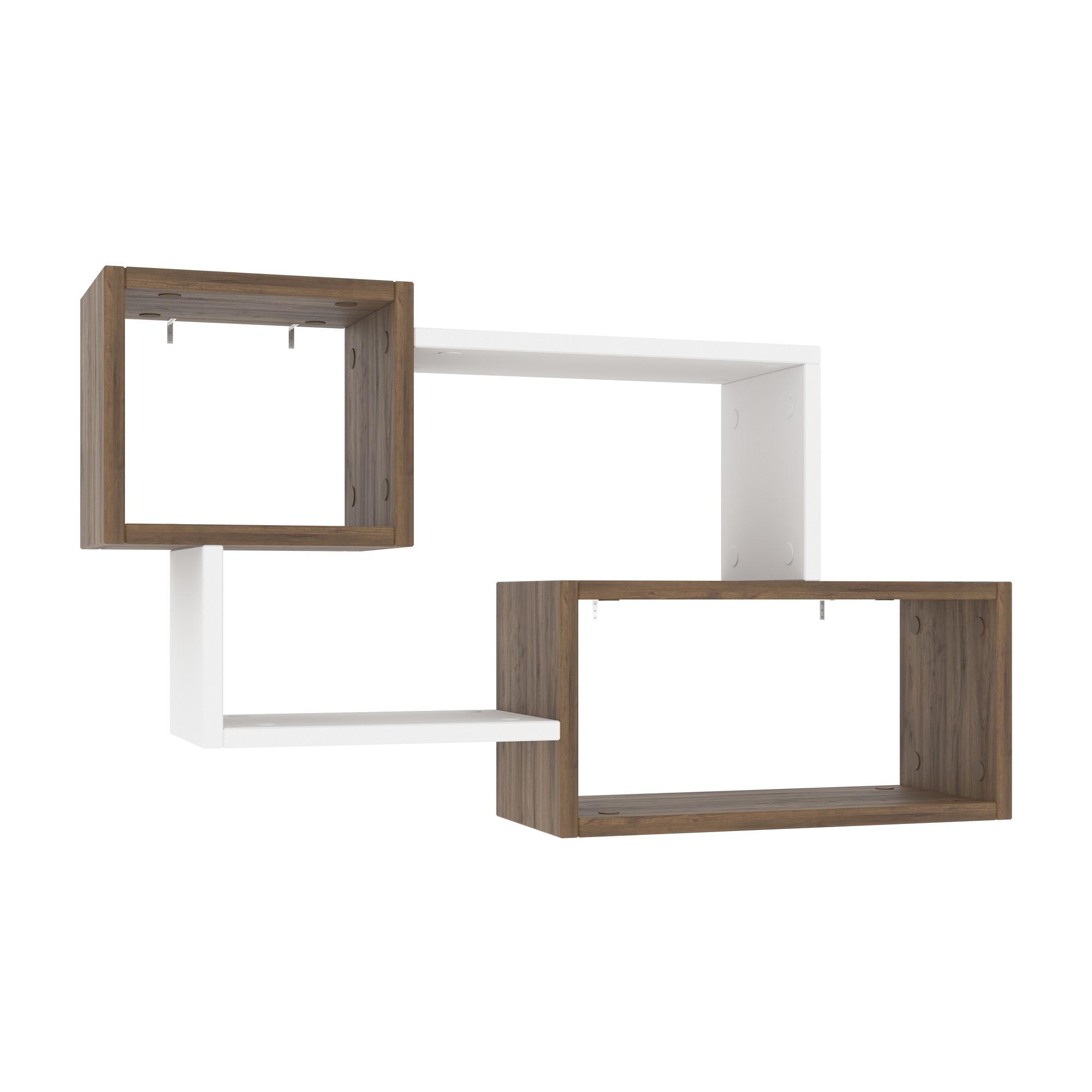 Ayder Wall Shelf Wood Veneer White 2
