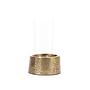 Croco Candleholder Glass Brass 1