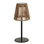 Solar Table Lamp Mozoro Brown Black 0