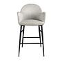 Bar chair fabric grey 1