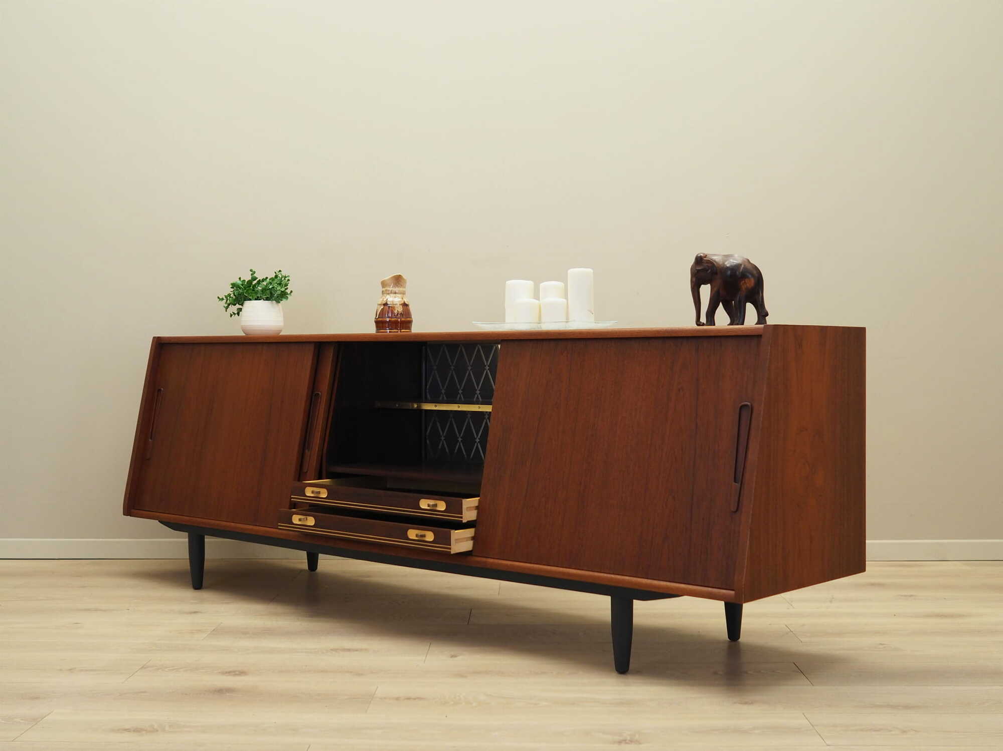 Sideboard Teakholz Braun 1970er Jahre  4