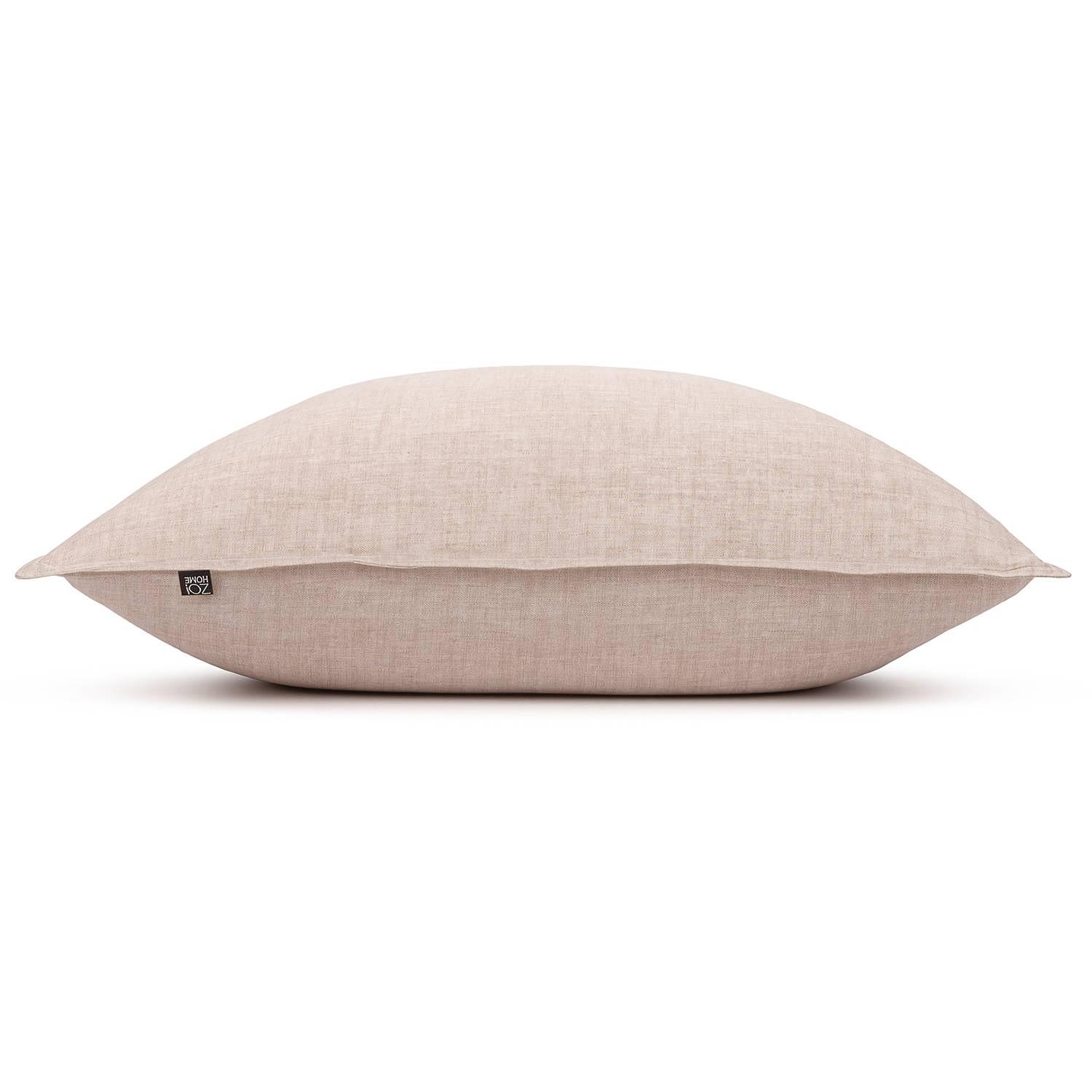 Lino II Pillowcase Cotton Sand 80 x 80 cm 0