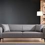 Belissimo 3-Sitzer Sofa Grau 1