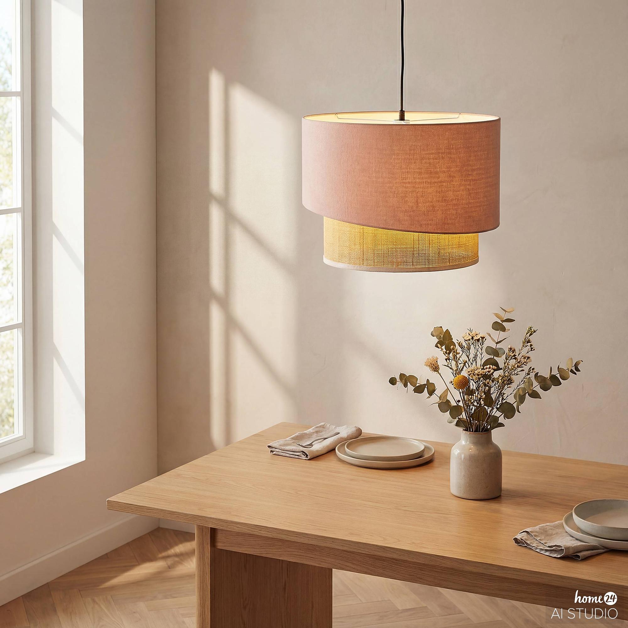 OKO Typ B Pendelleuchte 1-flammig Rattan  2