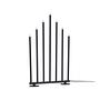 Björnfjället Candle holder Steel Matte Black 5