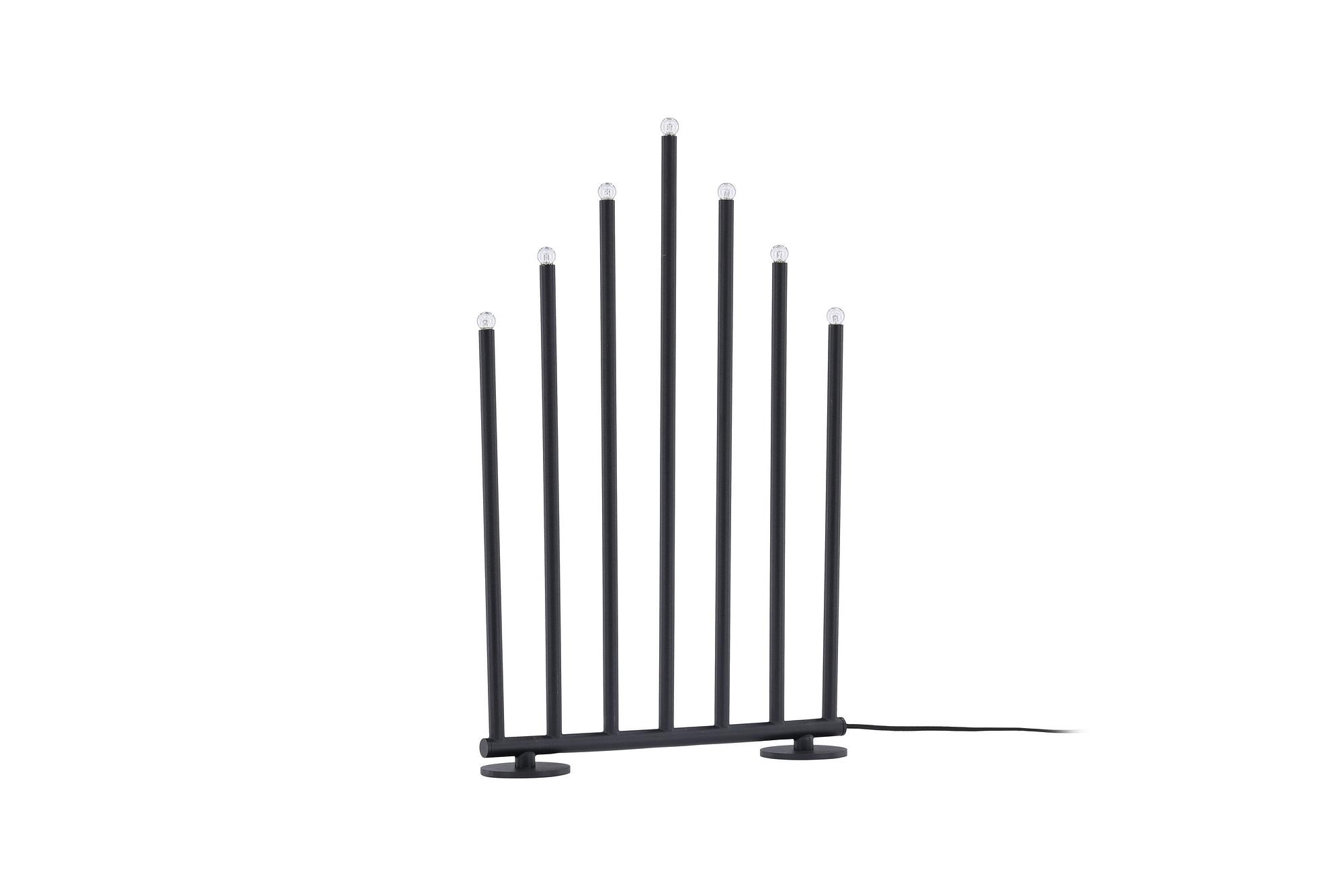 Björnfjället Candle holder Steel Matte Black 5