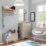 LINDHOLM Wall coat rack Technical wood Taupe 3