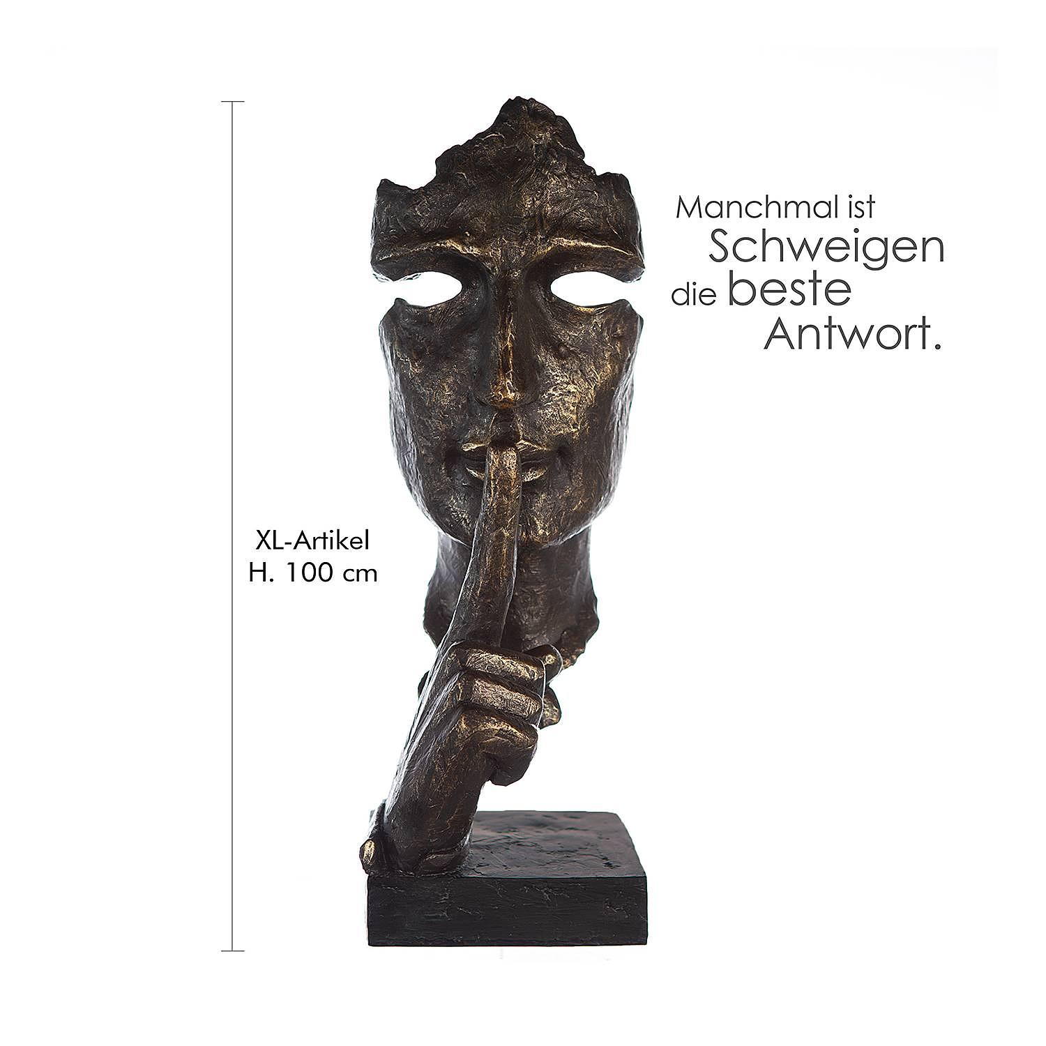 Silence Sculpture XL Synthetic Resin Bronze 1