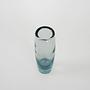 Glass vase Transparent 1950s 4