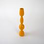 Candlestick 1970s Mustard Yellow 3