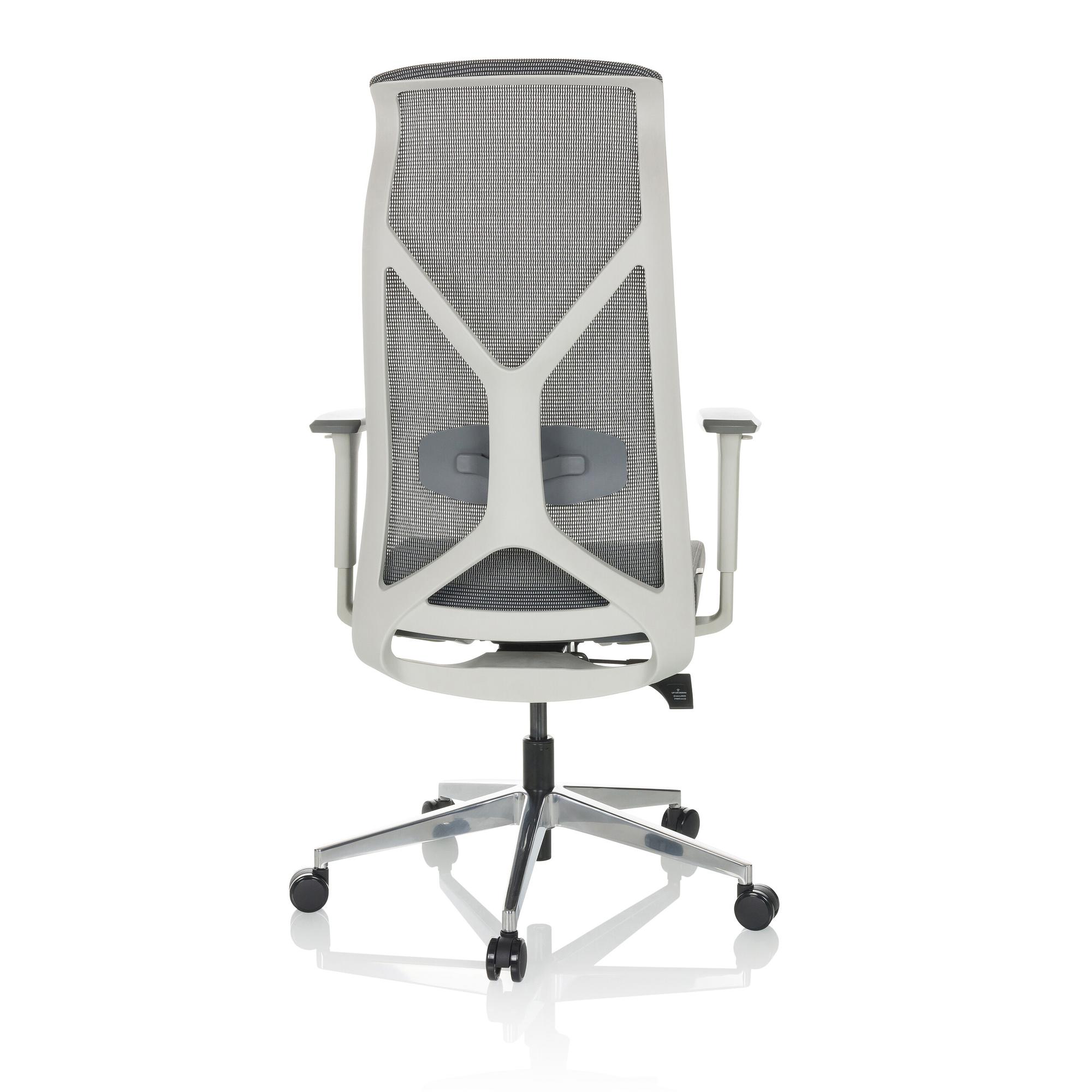 AZURRO WEISS Bürostuhl Netzstoff Grau 9