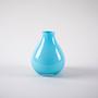 Light blue 1970s glass vase 3