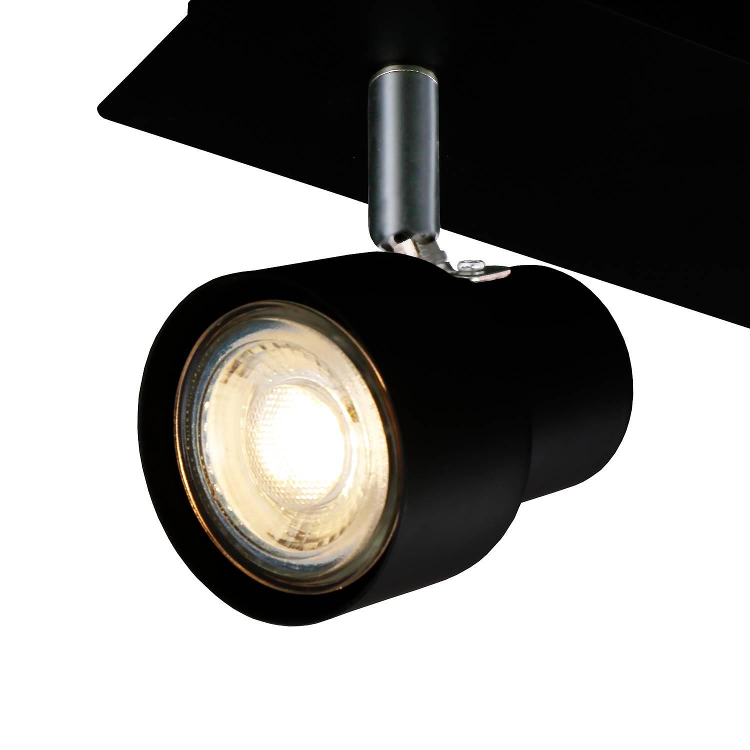 Rock LED-Deckenleuchte Eisen 3-flammig 3