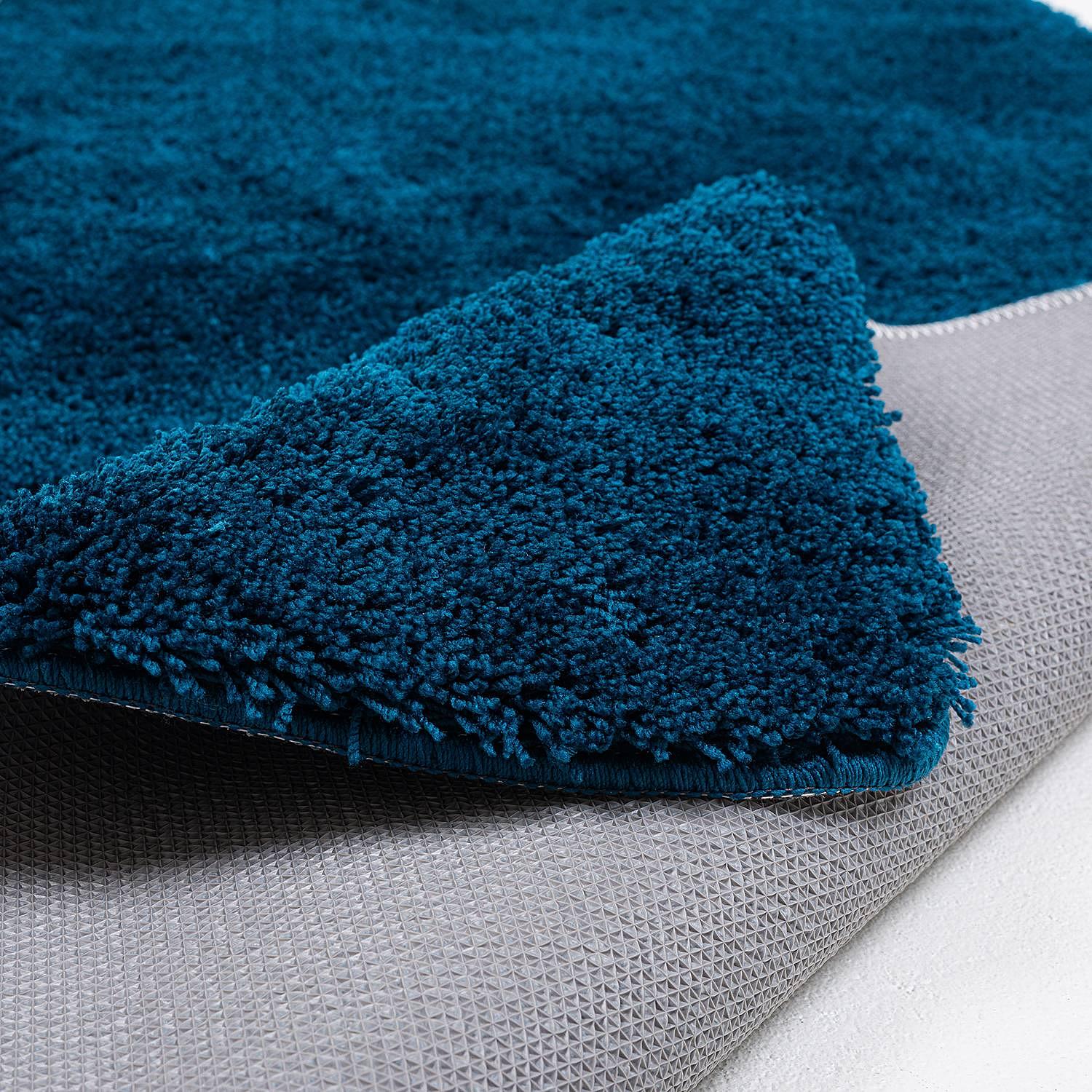 Soft Bath Mat Petrol 70 x 120 cm 4